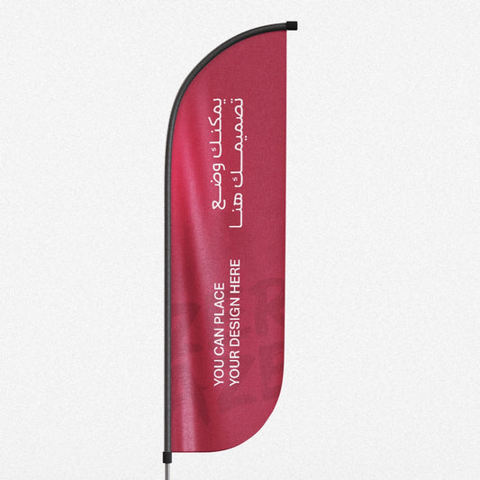 Custom Teardrop Flags for Walls & Events