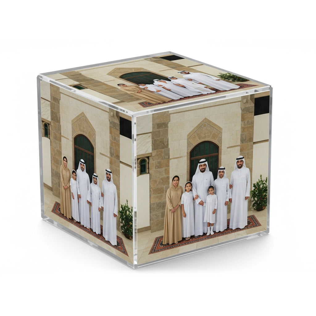 Printed Acrylic Cubes