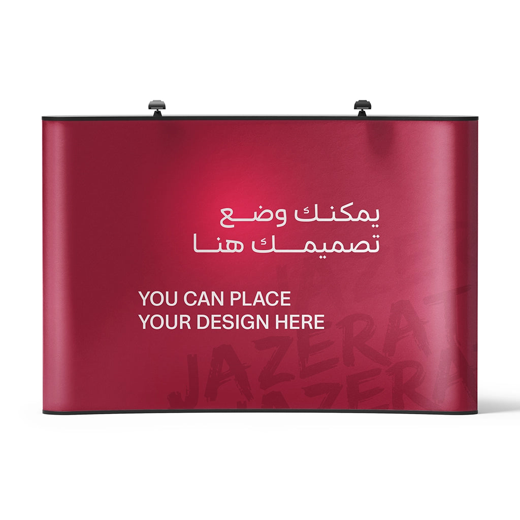 Custom Pop Up Stands Straight & Curve