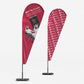 Custom Teardrop Flags for Walls & Events